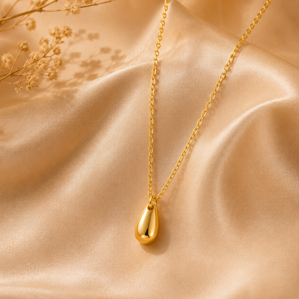 Collar Gota Éclat – Chapado en Oro