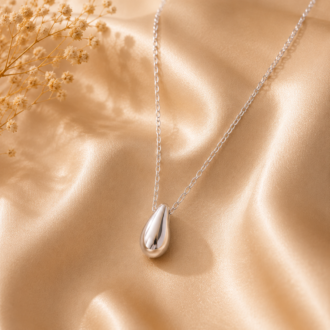 Collar Gota Éclat – Chapado en Oro