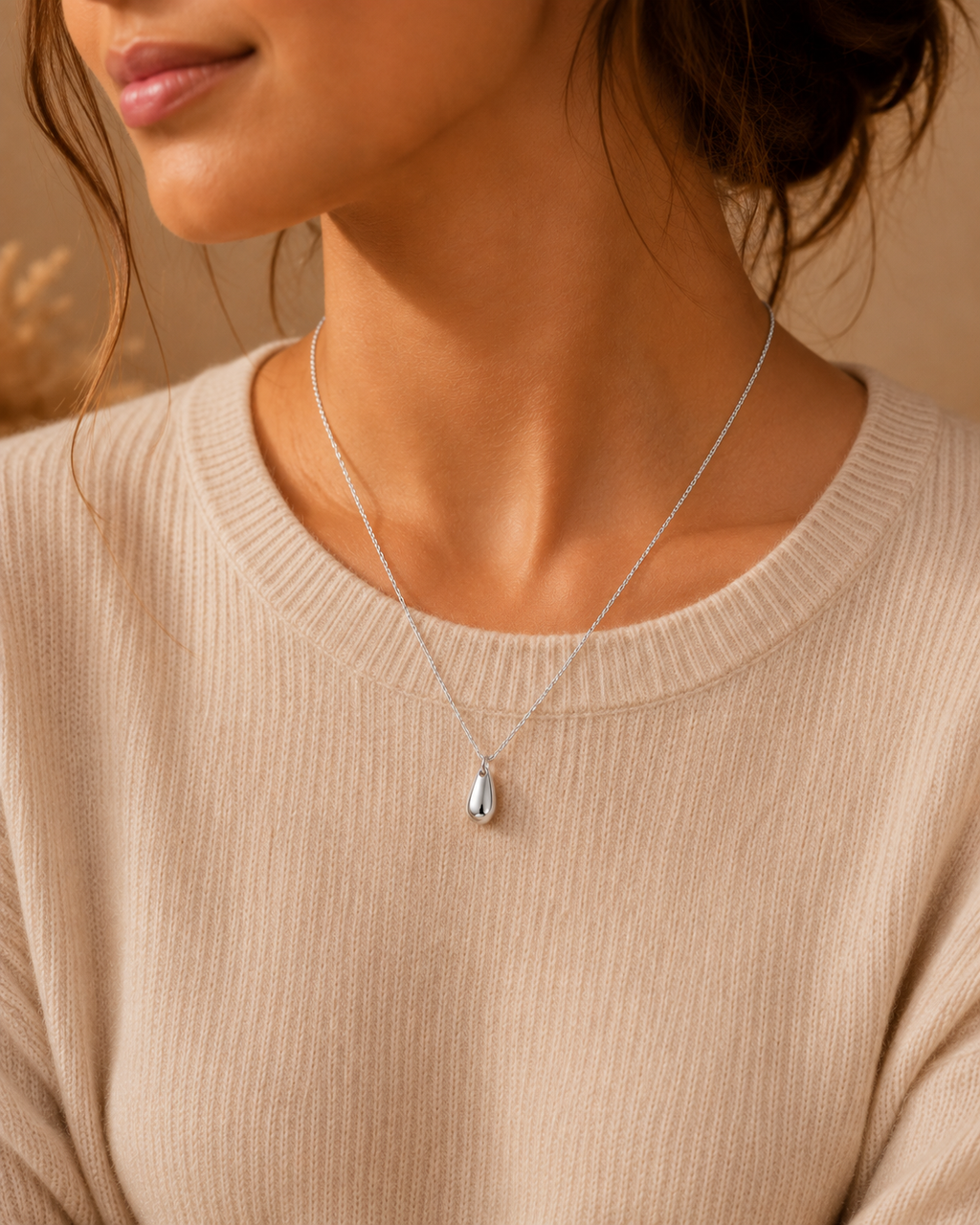 Collar Gota Éclat – Chapado en Oro