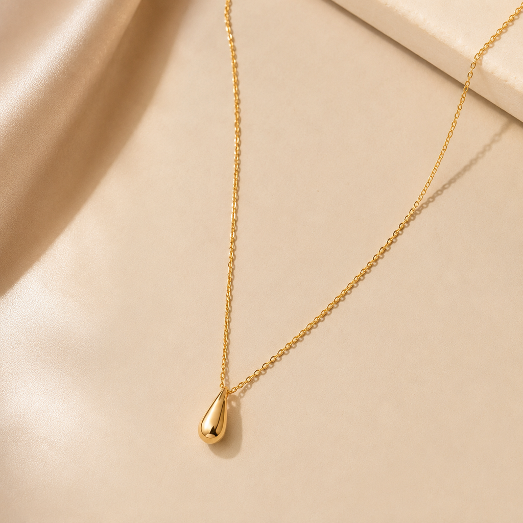 Collar Gota Éclat – Chapado en Oro