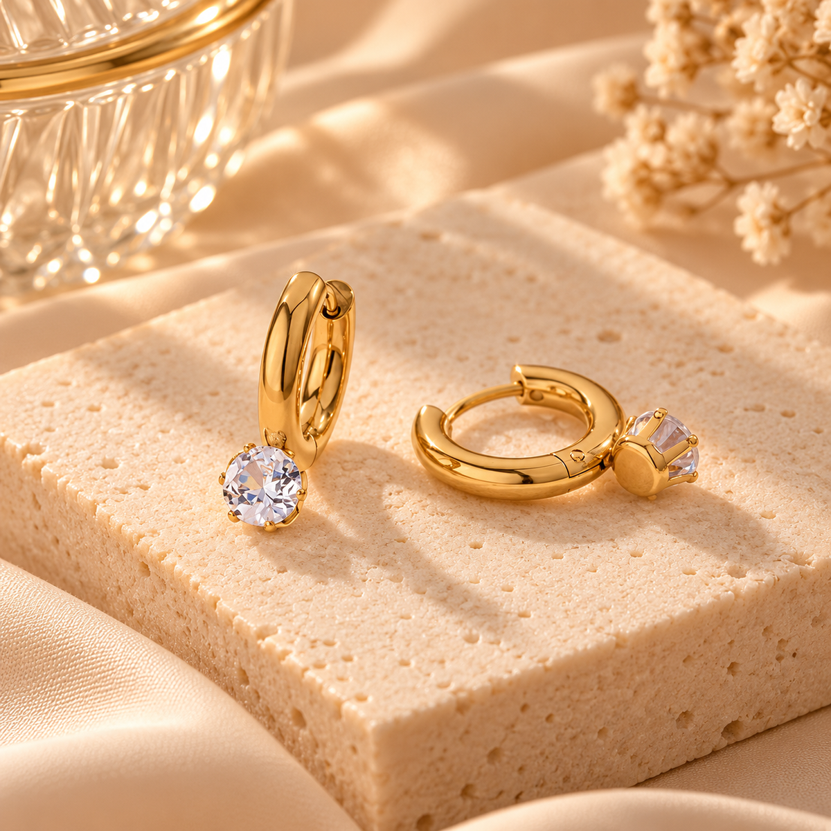 Pendientes Céleste Dorados