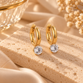 Pendientes Céleste Dorados