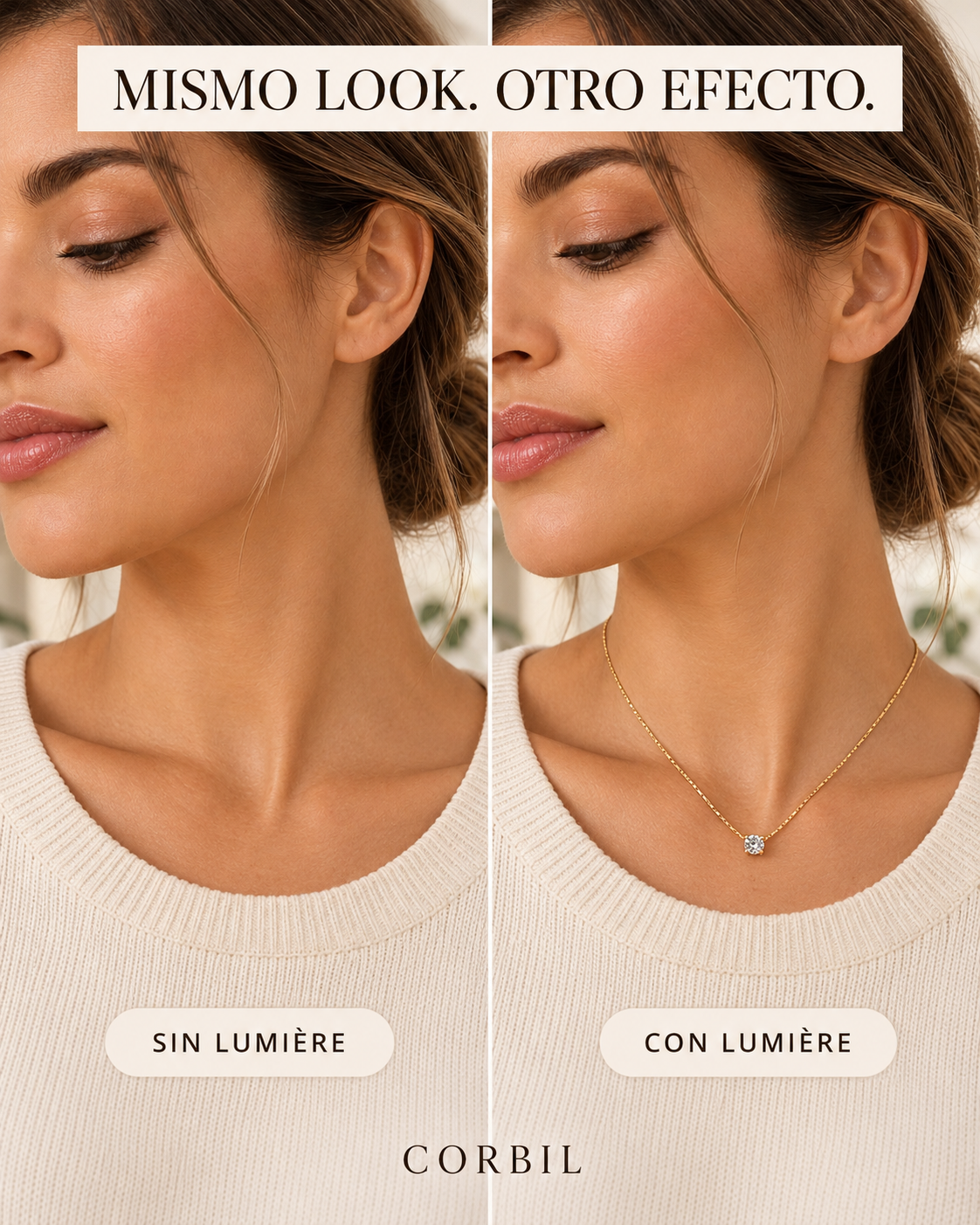 Collar Lumière –  Chapado en Oro