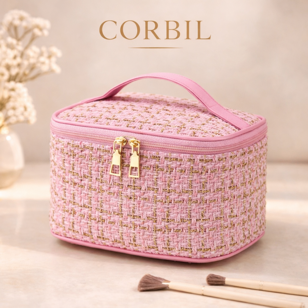 Bolso de Maquillaje CORBIL – Organizador de Belleza para Viaje