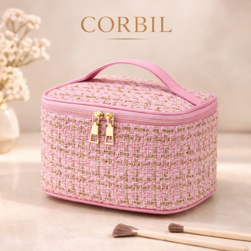 Bolso de Maquillaje CORBIL – Organizador de Belleza para Viaje